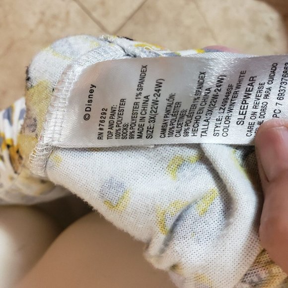 Women’s 2 Pc Disney The Lion King Simba Pajama Set Super Soft Fleece size 3X - Picture 5 of 11